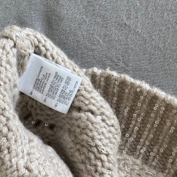 Brunello Cucinelli Cashmere Sequined Cropped Sweater XS - Picture 13 of 13